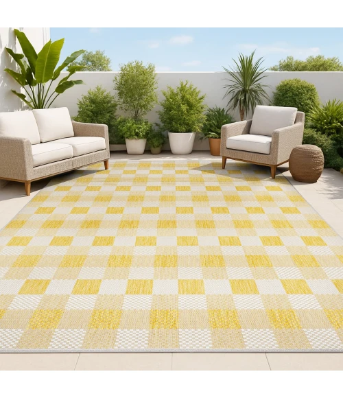Jonathan Y TUSCAN SUN COLLECTION Yellow TSN201D 2ft.-11in. X 4ft.-11in. Rect. Rug
