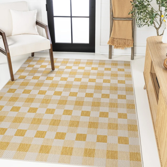 Jonathan Y TUSCAN SUN COLLECTION Yellow TSN201D 5ft.3in. X 7ft.7in. Rect. Rug