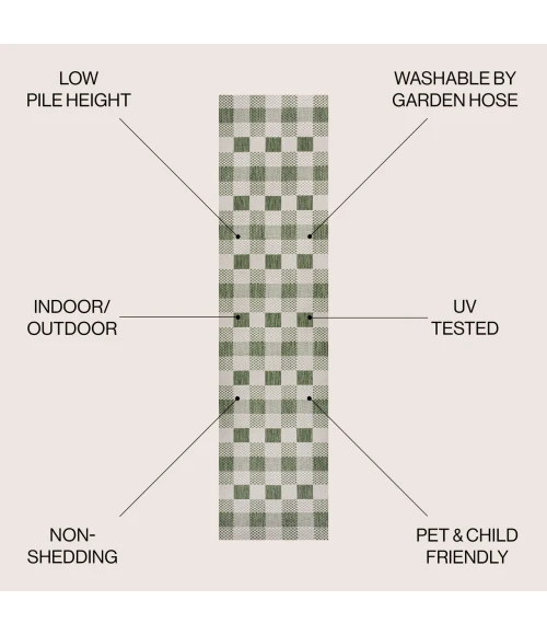 Jonathan Y TUSCAN SUN COLLECTION Black TSN202A 2ft. X 7ft.-10in. Rect. Rug