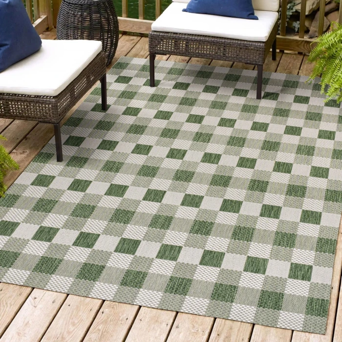 Jonathan Y TUSCAN SUN COLLECTION Green TSN201E 5ft.3in. X 7ft.7in. Rect. Rug