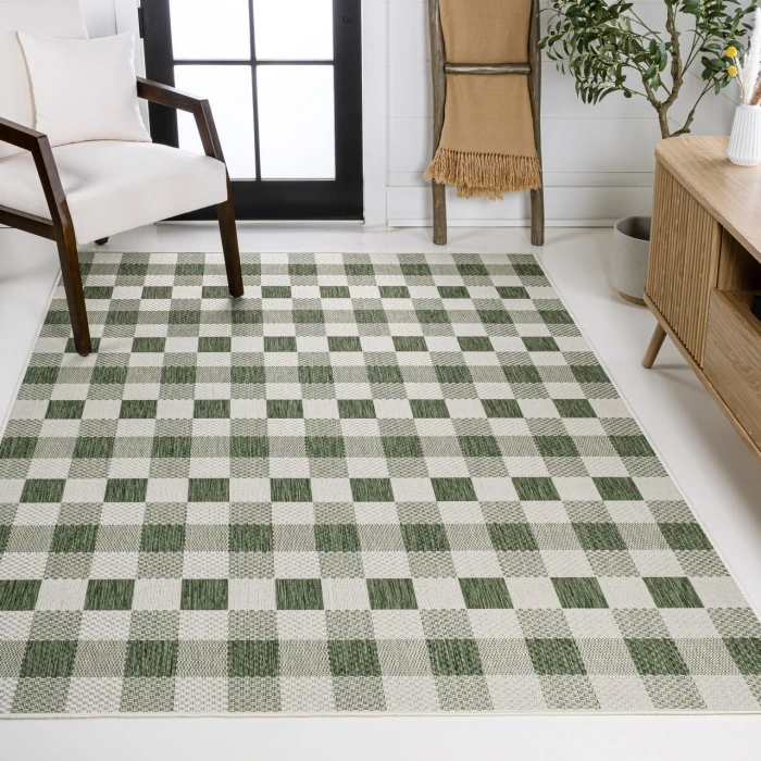 Jonathan Y TUSCAN SUN COLLECTION Green TSN201E 5ft.3in. X 7ft.7in. Rect. Rug