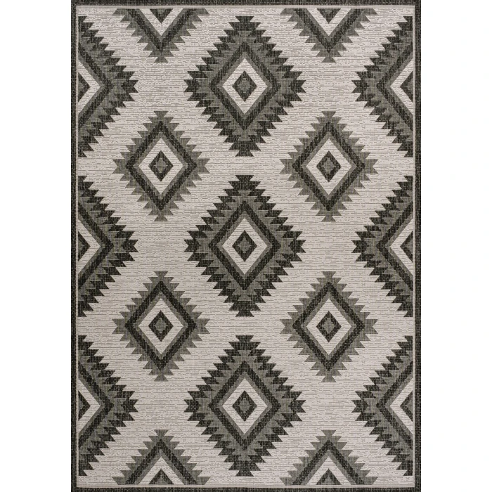 Jonathan Y TUSCAN SUN COLLECTION Black TSN202A 2ft.-11in. X 4ft.-11in. Rect. Rug
