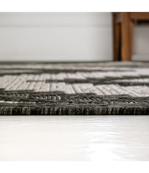 Jonathan Y TUSCAN SUN COLLECTION Black TSN202A 2ft.-11in. X 4ft.-11in. Rect. Rug