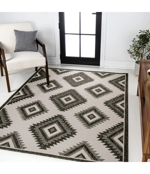 Jonathan Y TUSCAN SUN COLLECTION Black TSN202A 2ft.-11in. X 4ft.-11in. Rect. Rug