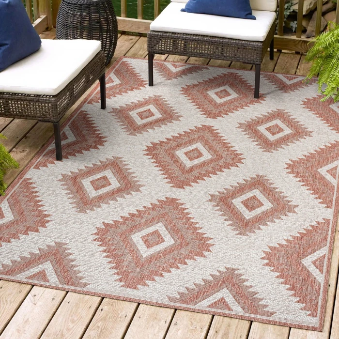 Jonathan Y TUSCAN SUN COLLECTION Pink TSN202B 2ft.-11in. X 4ft.-11in. Rect. Rug