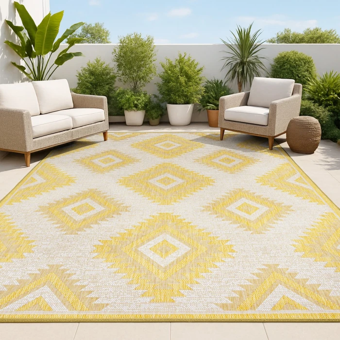 Jonathan Y TUSCAN SUN COLLECTION Green TSN202D 7ft.-10in. X 10ft. Rect. Rug