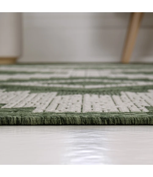 Jonathan Y TUSCAN SUN COLLECTION Green TSN202D 4ft. X 6ft. Rect. Rug