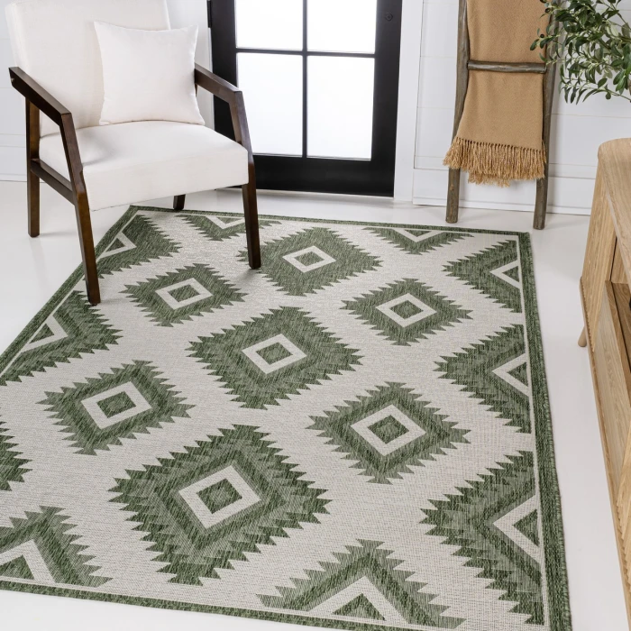 Jonathan Y TUSCAN SUN COLLECTION Green TSN202D 5ft.3in. X 7ft.7in. Rect. Rug