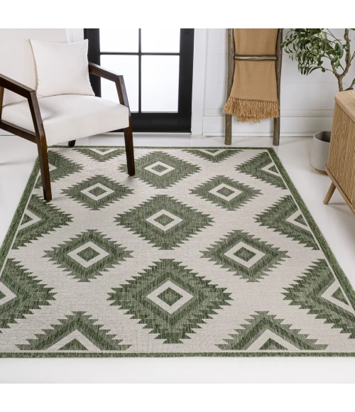 Jonathan Y TUSCAN SUN COLLECTION Green TSN202D 4ft. X 6ft. Rect. Rug