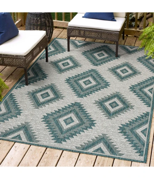 Jonathan Y TUSCAN SUN COLLECTION Blue TSN202E 2ft.-11in. X 4ft.-11in. Rect. Rug