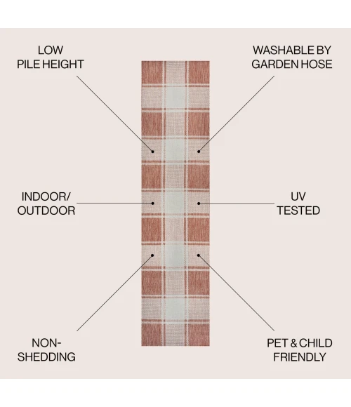 Jonathan Y TUSCAN SUN COLLECTION Blue TSN203B 2ft. X 7ft.-10in. Rect. Rug