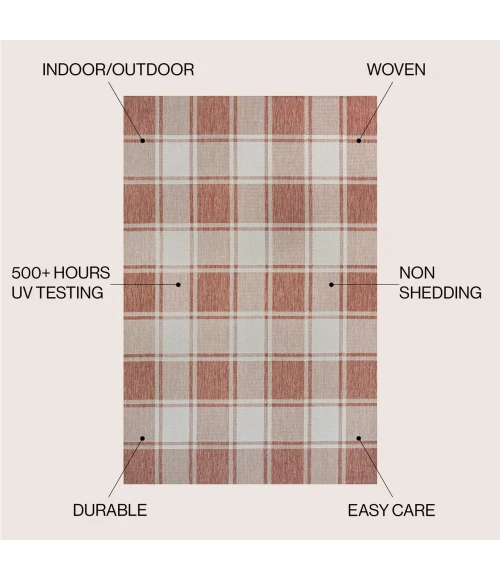 Jonathan Y TUSCAN SUN COLLECTION Pink TSN203A 4ft. X 6ft. Rect. Rug