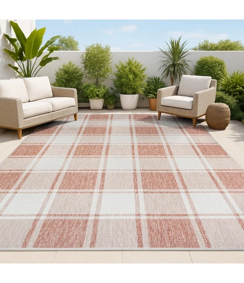 Jonathan Y TUSCAN SUN COLLECTION Pink TSN203A 4ft. X 6ft. Rect. Rug