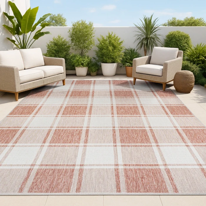 Jonathan Y TUSCAN SUN COLLECTION Blue TSN203B 7ft.-10in. X 10ft. Rect. Rug