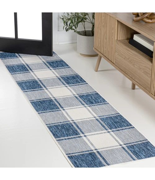 Jonathan Y TUSCAN SUN COLLECTION Blue TSN203E 2ft. X 7ft.-10in. Rect. Rug