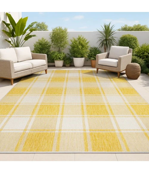 Jonathan Y TUSCAN SUN COLLECTION Yellow TSN203C 5ft.3in. X 7ft.7in. Rect. Rug