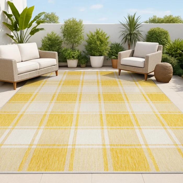Jonathan Y TUSCAN SUN COLLECTION Yellow TSN203C 2ft.-11in. X 4ft.-11in. Rect. Rug