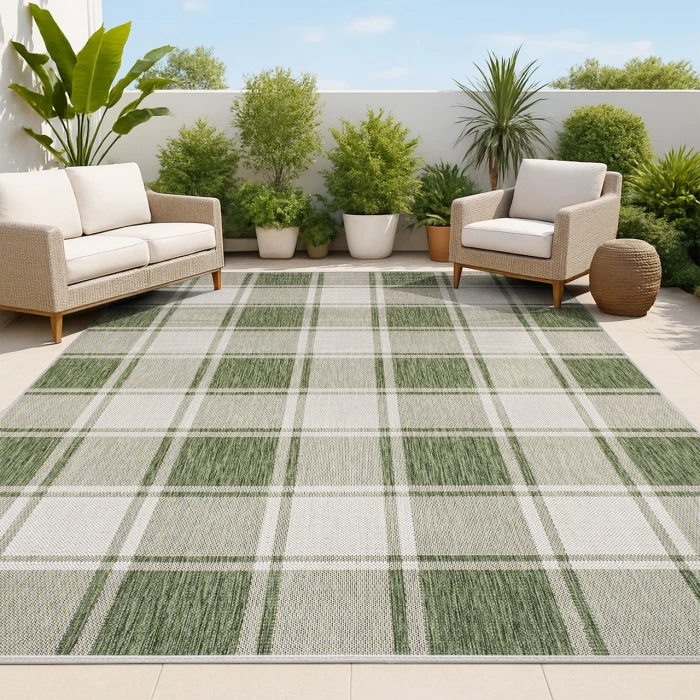 Jonathan Y TUSCAN SUN COLLECTION Green TSN203D 2ft.-11in. X 4ft.-11in. Rect. Rug