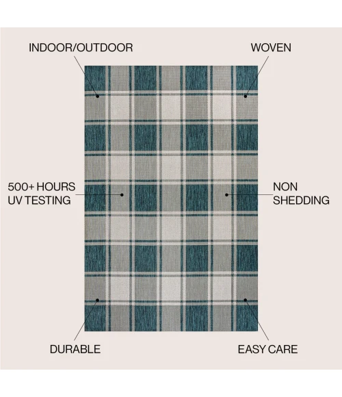 Jonathan Y TUSCAN SUN COLLECTION Blue TSN203E 2ft.-11in. X 4ft.-11in. Rect. Rug