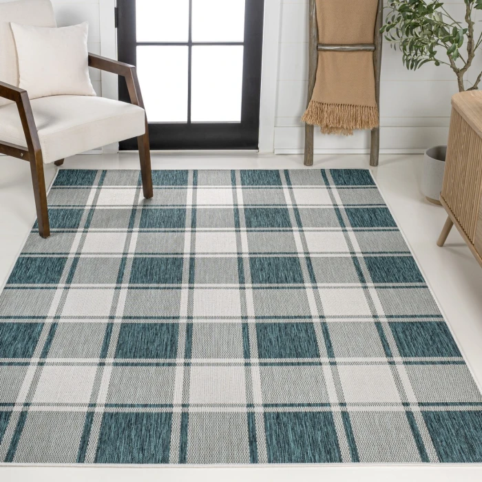 Jonathan Y TUSCAN SUN COLLECTION Blue TSN203E 2ft.-11in. X 4ft.-11in. Rect. Rug