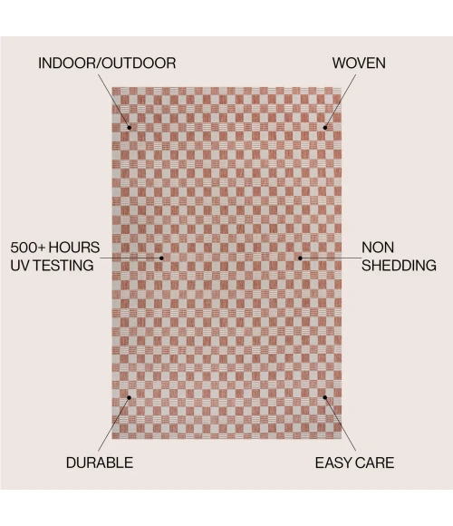 Jonathan Y TUSCAN SUN COLLECTION Red TSN204A 4ft. X 6ft. Rect. Rug