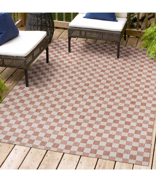 Jonathan Y TUSCAN SUN COLLECTION Red TSN204A 4ft. X 6ft. Rect. Rug