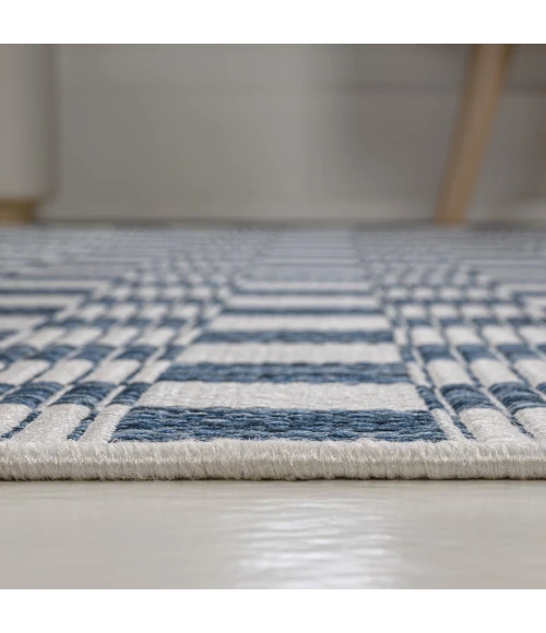 Jonathan Y TUSCAN SUN COLLECTION Blue TSN204B 4ft. X 6ft. Rect. Rug