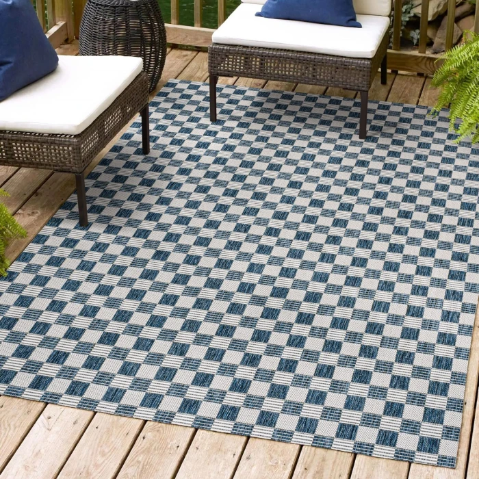 Jonathan Y TUSCAN SUN COLLECTION Blue TSN204B 2ft.-11in. X 4ft.-11in. Rect. Rug