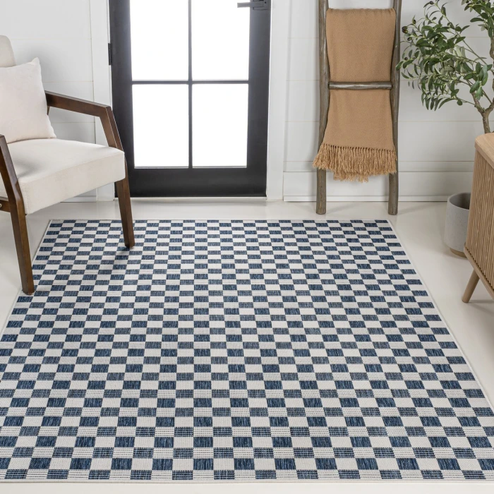 Jonathan Y TUSCAN SUN COLLECTION Blue TSN204B 2ft.-11in. X 4ft.-11in. Rect. Rug