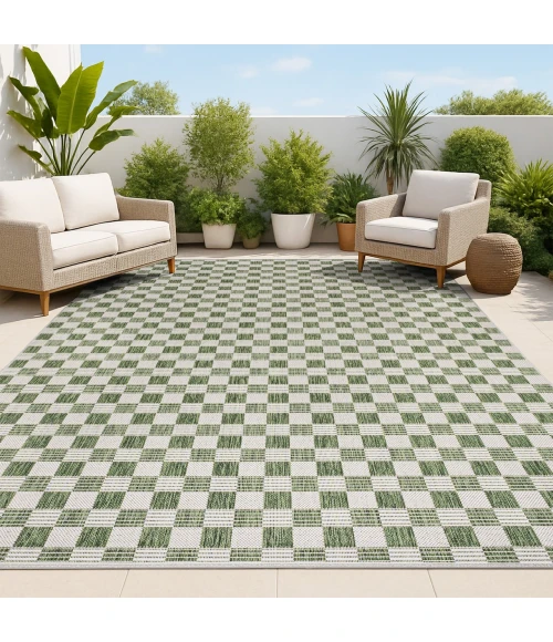Jonathan Y TUSCAN SUN COLLECTION Green TSN205D 7ft.-10in. X 10ft. Rect. Rug