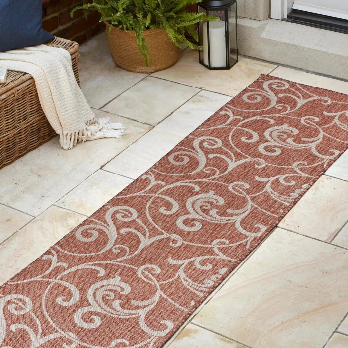 Jonathan Y TUSCAN SUN COLLECTION Blue TSN205B 2ft. X 7ft.-10in. Rect. Rug