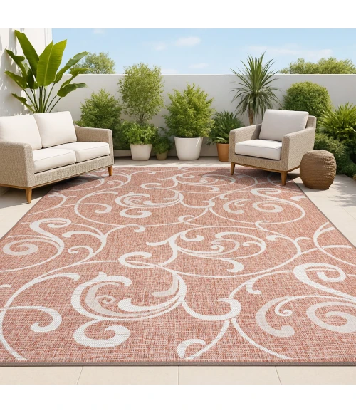 Jonathan Y TUSCAN SUN COLLECTION Pink TSN205A 2ft.-11in. X 4ft.-11in. Rect. Rug