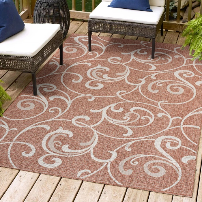 Jonathan Y TUSCAN SUN COLLECTION Pink TSN205A 5ft.3in. X 7ft.7in. Rect. Rug