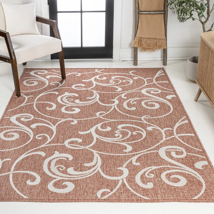 Jonathan Y TUSCAN SUN COLLECTION Pink TSN205A 5ft.3in. X 7ft.7in. Rect. Rug
