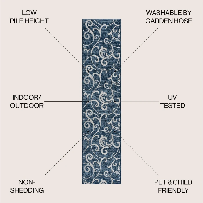Jonathan Y TUSCAN SUN COLLECTION Yellow TSN205C 2ft. X 7ft.-10in. Rect. Rug