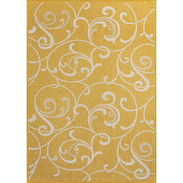 Jonathan Y TUSCAN SUN COLLECTION Yellow TSN205C 5ft.3in. X 7ft.7in. Rect. Rug