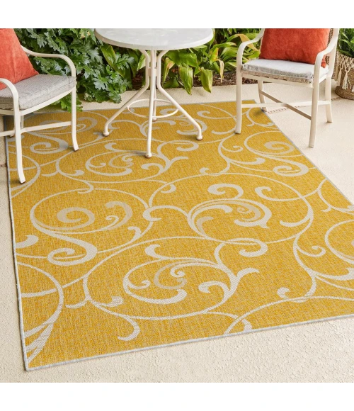 Jonathan Y TUSCAN SUN COLLECTION Yellow TSN205C 2ft.-11in. X 4ft.-11in. Rect. Rug
