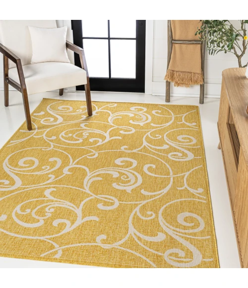 Jonathan Y TUSCAN SUN COLLECTION Yellow TSN205C 2ft.-11in. X 4ft.-11in. Rect. Rug