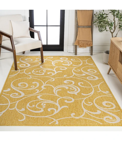 Jonathan Y TUSCAN SUN COLLECTION Yellow TSN205C 2ft.-11in. X 4ft.-11in. Rect. Rug