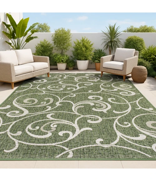 Jonathan Y TUSCAN SUN COLLECTION Blue TSN207C 7ft.-10in. X 10ft. Rect. Rug