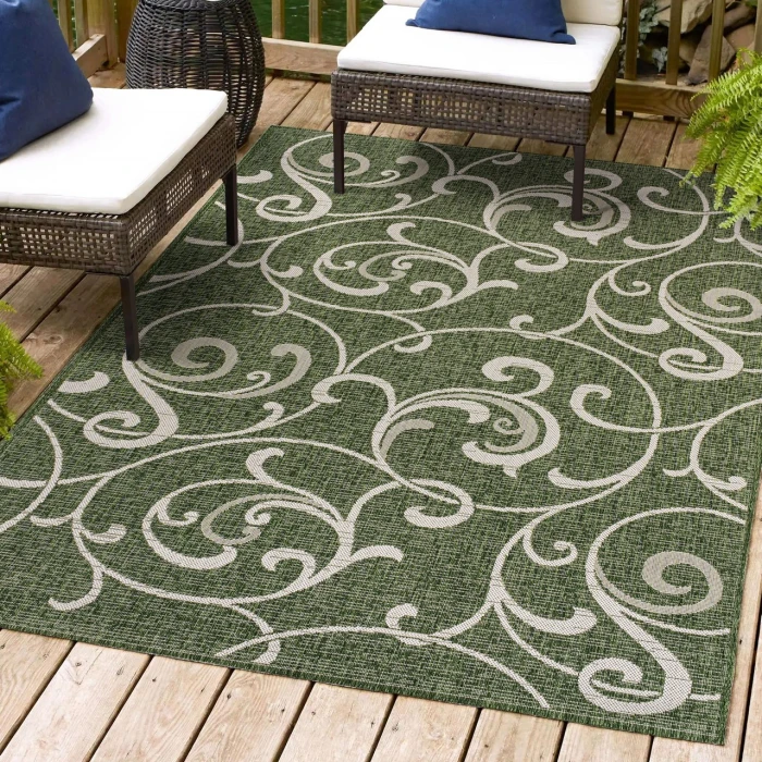 Jonathan Y TUSCAN SUN COLLECTION Blue TSN207C 7ft.-10in. X 10ft. Rect. Rug