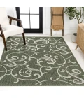 Jonathan Y TUSCAN SUN COLLECTION Blue TSN207C 7ft.-10in. X 10ft. Rect. Rug