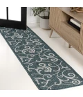 Jonathan Y TUSCAN SUN COLLECTION Blue TSN206A 2ft. X 7ft.-10in. Rect. Rug