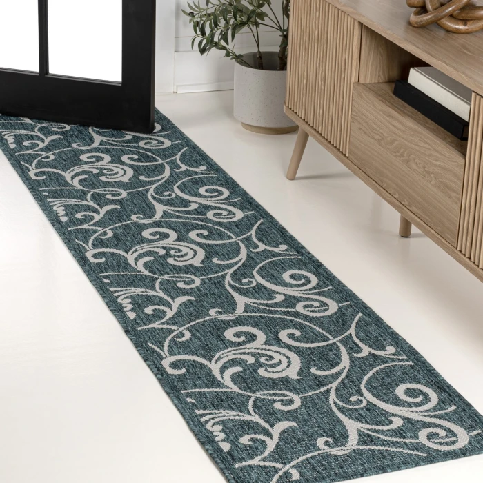 Jonathan Y TUSCAN SUN COLLECTION Blue TSN206A 2ft. X 7ft.-10in. Rect. Rug