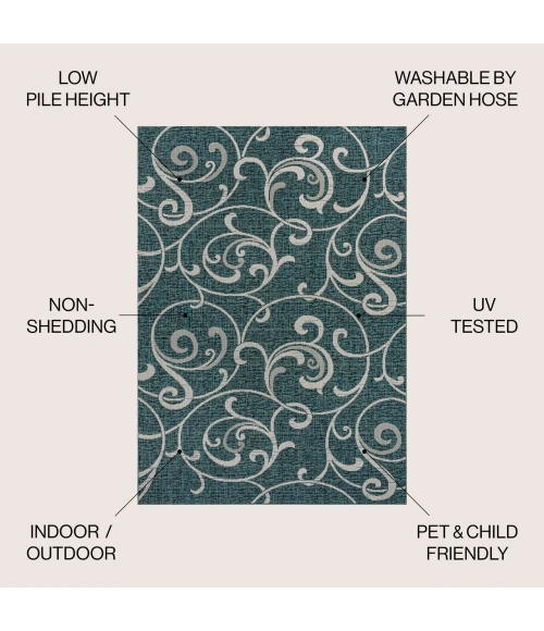 Jonathan Y TUSCAN SUN COLLECTION Pink TSN206B 7ft.-10in. X 10ft. Rect. Rug