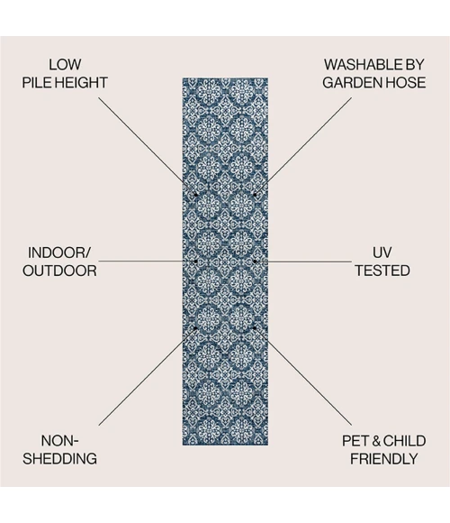 Jonathan Y TUSCAN SUN COLLECTION Pink TSN206B 2ft. X 7ft.-10in. Rect. Rug