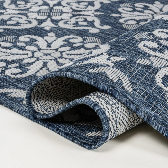 Jonathan Y TUSCAN SUN COLLECTION Blue TSN206A 2ft.-11in. X 4ft.-11in. Rect. Rug