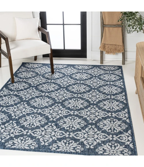 Jonathan Y TUSCAN SUN COLLECTION Blue TSN206A 4ft. X 6ft. Rect. Rug