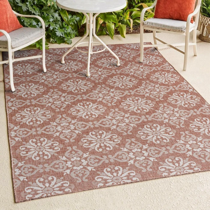 Jonathan Y TUSCAN SUN COLLECTION Pink TSN206B 2ft.-11in. X 4ft.-11in. Rect. Rug