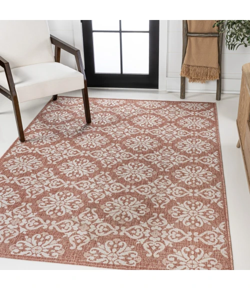 Jonathan Y TUSCAN SUN COLLECTION Pink TSN206B 4ft. X 6ft. Rect. Rug